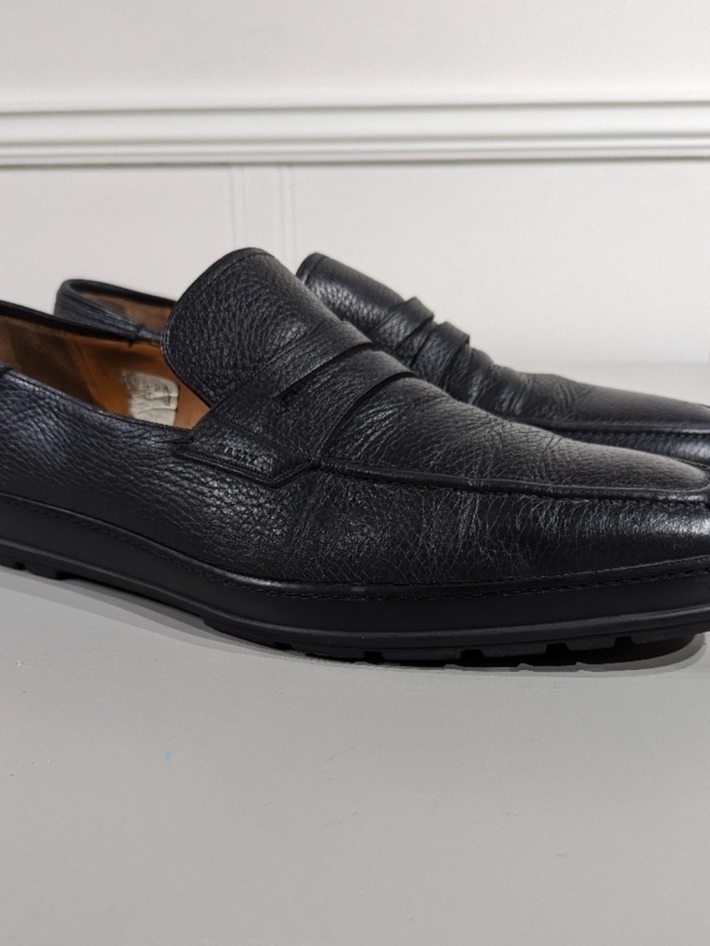 Authentic Bally Men's Relon Loafer - black - sz US 13EEE